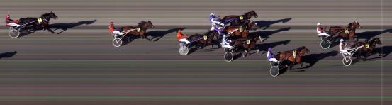 Målfoto for løp 1 på bane BI den 07.05.2017