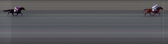 Målfoto for løp 4 på bane BI den 02.06.2017