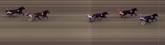 Målfoto for løp 2 på bane BI den 18.06.2017