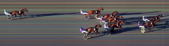 Målfoto for løp 6 på bane BI den 30.06.2017