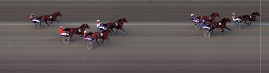 Målfoto for løp 4 på bane BI den 14.07.2017