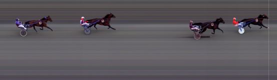 Målfoto for løp 7 på bane BI den 14.07.2017