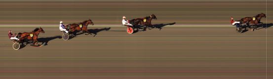 Målfoto for løp 1 på bane BI den 16.07.2017