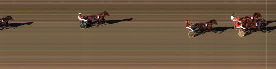 Målfoto for løp 2 på bane BI den 16.07.2017