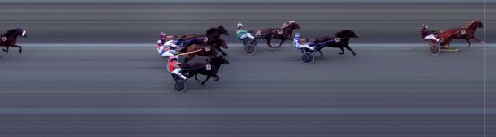 Målfoto for løp 7 på bane BI den 23.07.2017