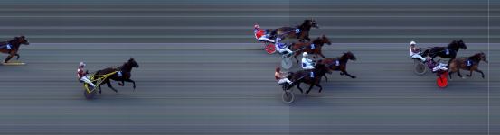 Målfoto for løp 2 på bane BI den 28.07.2017