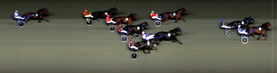 Målfoto for løp 4 på bane BI den 29.09.2017