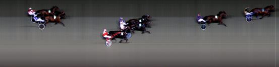 Målfoto for løp 4 på bane BI den 06.10.2017