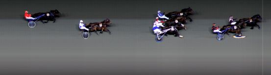 Målfoto for løp 7 på bane BI den 06.10.2017