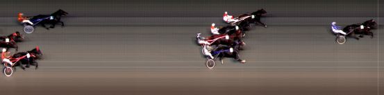 Målfoto for løp 4 på bane BI den 13.10.2017