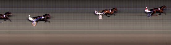 Målfoto for løp 6 på bane BI den 13.10.2017