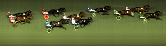 Målfoto for løp 7 på bane BI den 04.11.2017