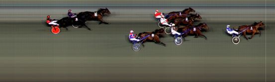 Målfoto for løp 6 på bane BI den 24.11.2017