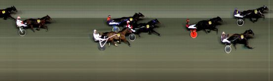 Målfoto for løp 1 på bane BI den 26.01.2018