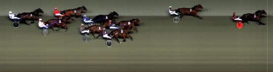 Målfoto for løp 6 på bane BI den 26.01.2018