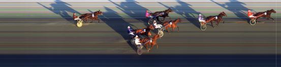 Målfoto for løp 2 på bane BI den 03.02.2018