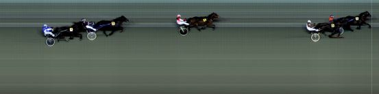 Målfoto for løp 1 på bane BI den 16.02.2018