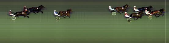 Målfoto for løp 8 på bane BI den 20.04.2018