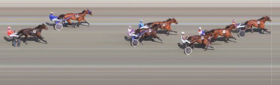 Målfoto for løp 7 på bane BI den 06.05.2018