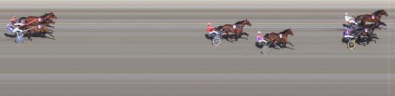 Målfoto for løp 8 på bane BI den 06.05.2018