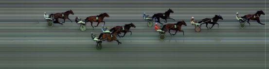 Målfoto for løp 6 på bane BI den 11.05.2018