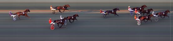 Målfoto for løp 6 på bane BI den 18.05.2018