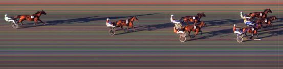 Målfoto for løp 5 på bane BI den 25.05.2018