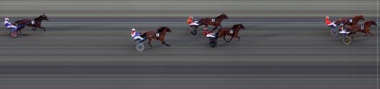 Målfoto for løp 5 på bane BI den 15.06.2018