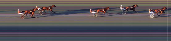 Målfoto for løp 7 på bane BI den 13.07.2018