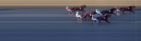 Målfoto for løp 8 på bane BI den 13.07.2018