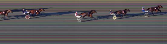 Målfoto for løp 8 på bane BI den 15.07.2018