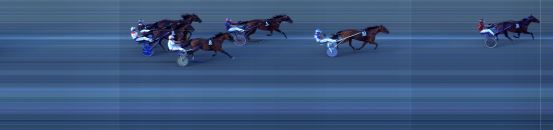 Målfoto for løp 6 på bane BI den 22.07.2018