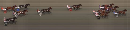 Målfoto for løp 6 på bane BI den 28.07.2018