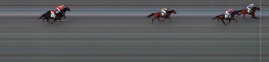 Målfoto for løp 5 på bane BI den 24.08.2018