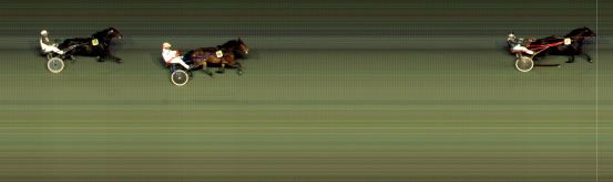 Målfoto for løp 9 på bane BI den 24.08.2018