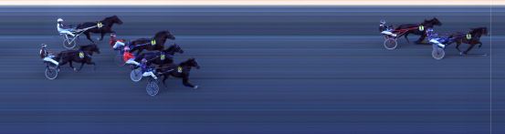 Målfoto for løp 1 på bane BI den 31.08.2018