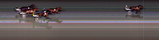 Målfoto for løp 7 på bane BI den 16.09.2018