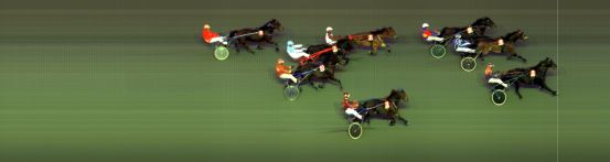 Målfoto for løp 3 på bane BI den 30.09.2018