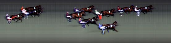 Målfoto for løp 4 på bane BI den 30.09.2018