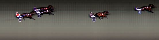 Målfoto for løp 3 på bane BI den 05.10.2018