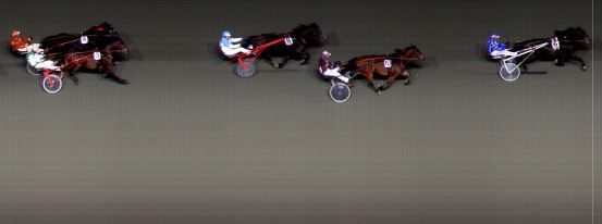 Målfoto for løp 5 på bane BI den 05.10.2018