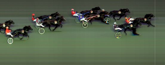 Målfoto for løp 10 på bane BI den 13.10.2018