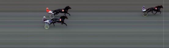 Målfoto for løp 3 på bane BI den 13.10.2018