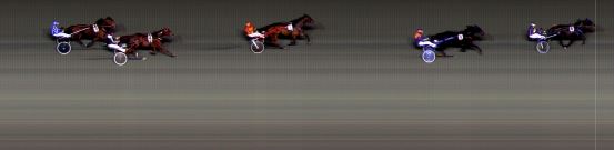 Målfoto for løp 7 på bane BI den 19.10.2018