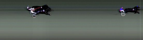 Målfoto for løp 6 på bane BI den 09.11.2018