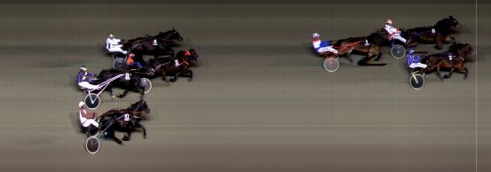 Målfoto for løp 6 på bane BI den 23.11.2018