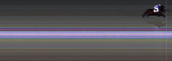 Målfoto for løp 6 på bane BI den 30.11.2018