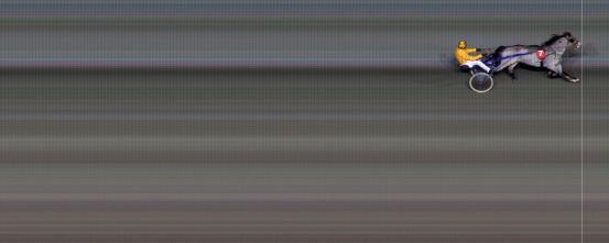 Målfoto for løp 3 på bane BI den 14.12.2018