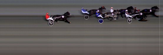 Målfoto for løp 8 på bane BI den 14.12.2018