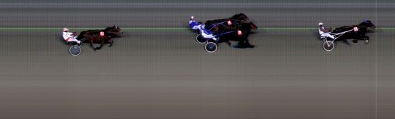 Målfoto for løp 3 på bane BI den 21.12.2018